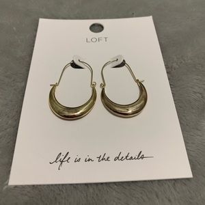 LOFT dangle gold earrings